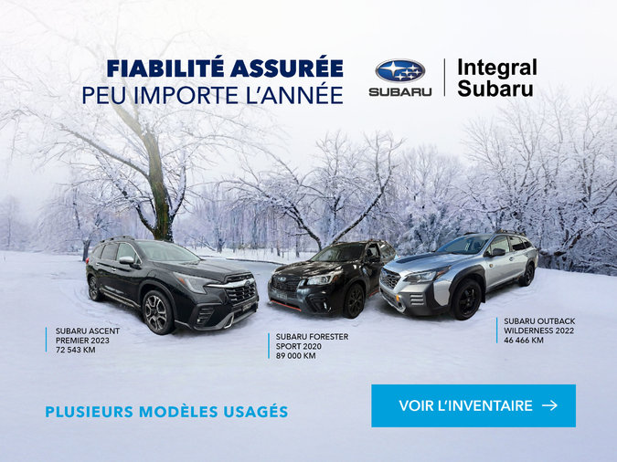 Nos Subaru d'occasions en vedette