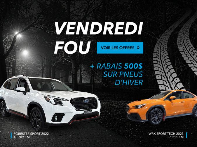 C'est vendredi Fou dans l'Occasion chez Intégral Subaru