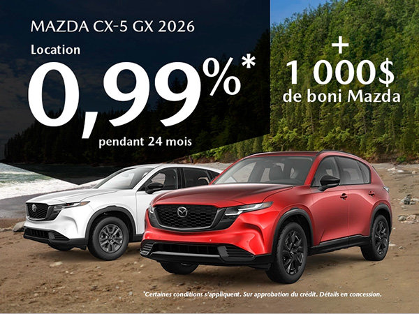 Mazda CX-5 2026 promo