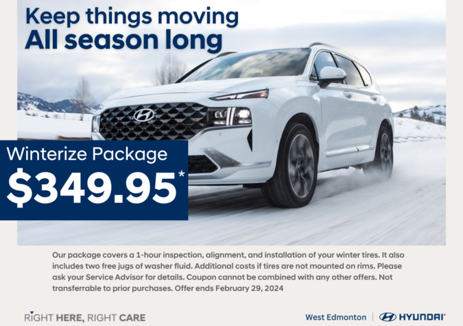Winterize package