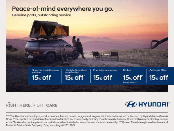Summer Service Specials Hyundai Canada