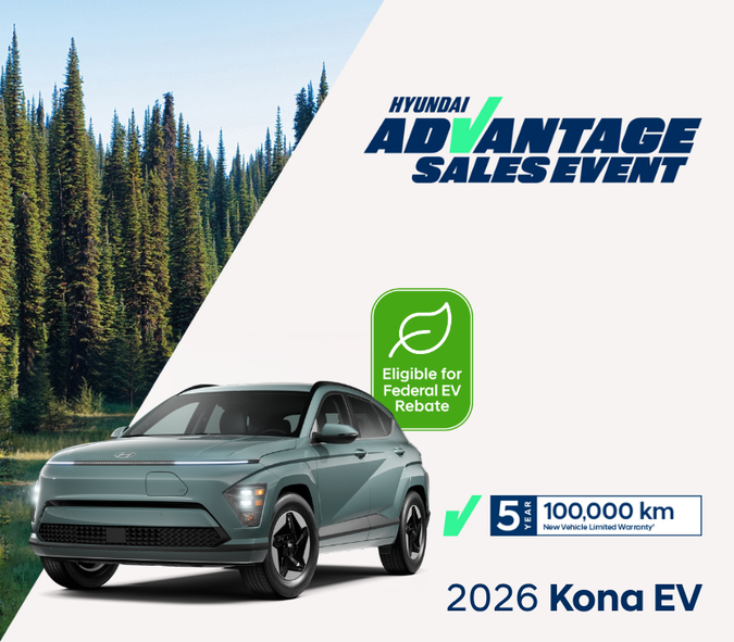 Get the 2026 Kona EV