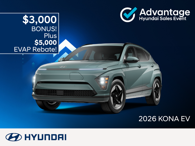 Get the 2026 Kona EV