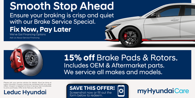 Smooth Stop Ahead: 15% OFF Brake Service