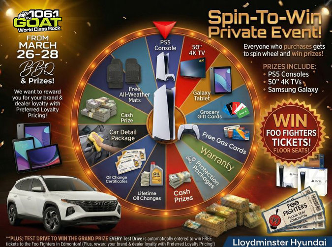 Spin-To-Win Private Sales Event