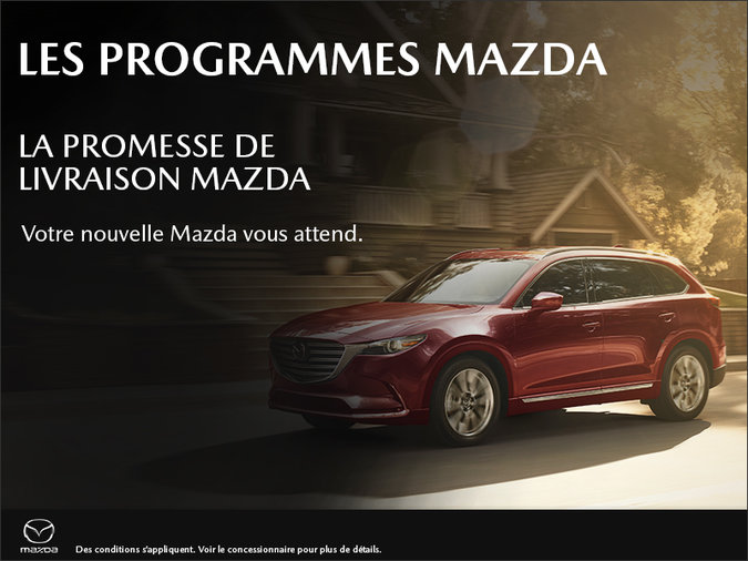 La promesse de livraison Mazda
