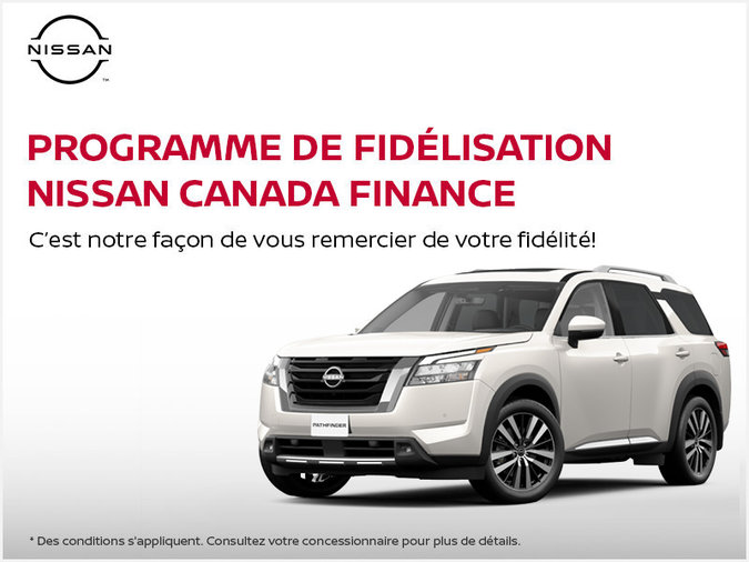 Programme de fidélisation Nissan Canada Finance