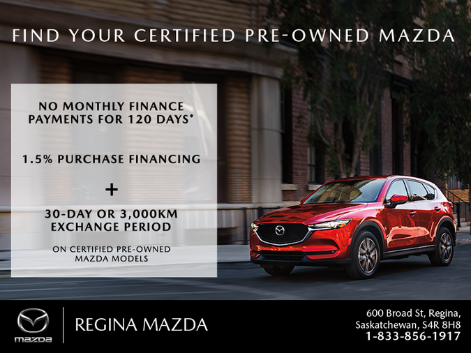 Regina Mazda - Find Your Certified Pre-Owned Mazda