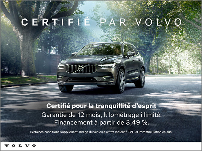 Certifié par Volvo