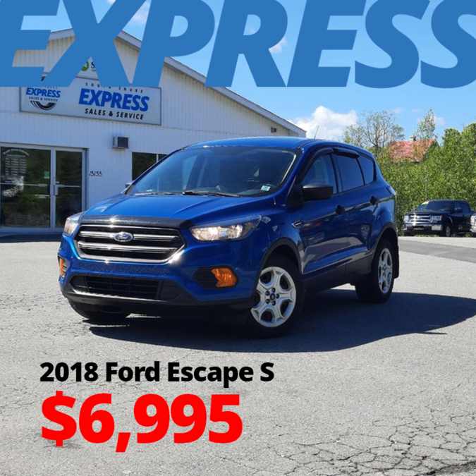 2018 Ford Escape S Pre-Owned Special!