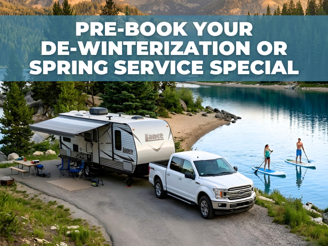 Pre-Book Your De-Winterization Or Spring Special Special