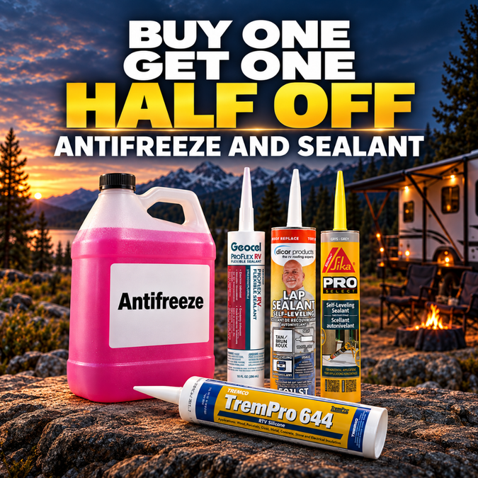 Buy One Antifreeze Or Sealant Product And Get Another For Half Price