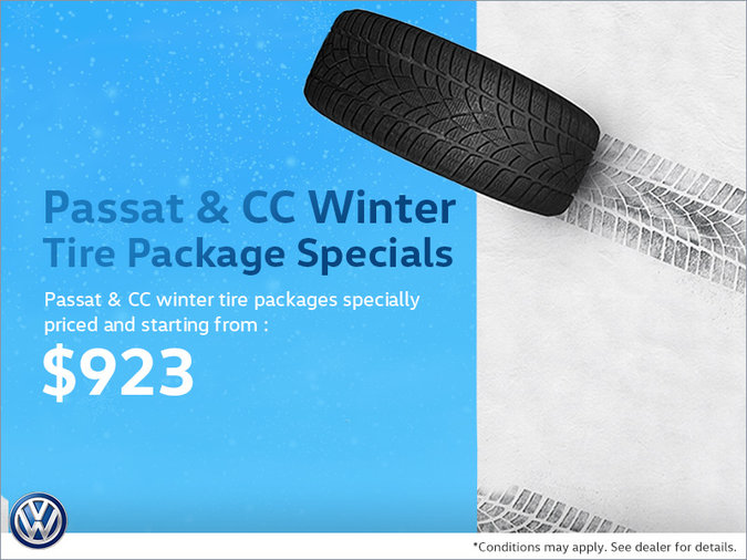 Passat & CC Winter Tire Package Specials