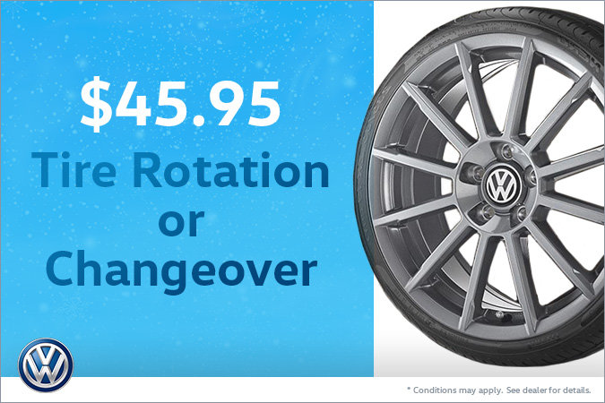 $45.95 tire rotation or changeover
