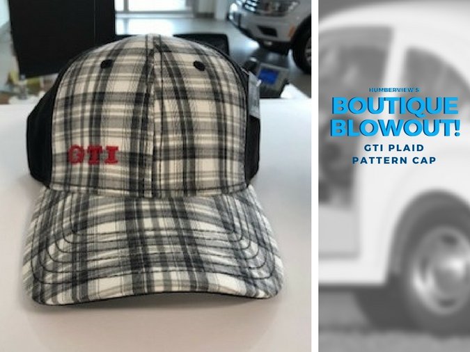 Was $20.99 NOW $15.39 - GTI Plaid Pattern Cap