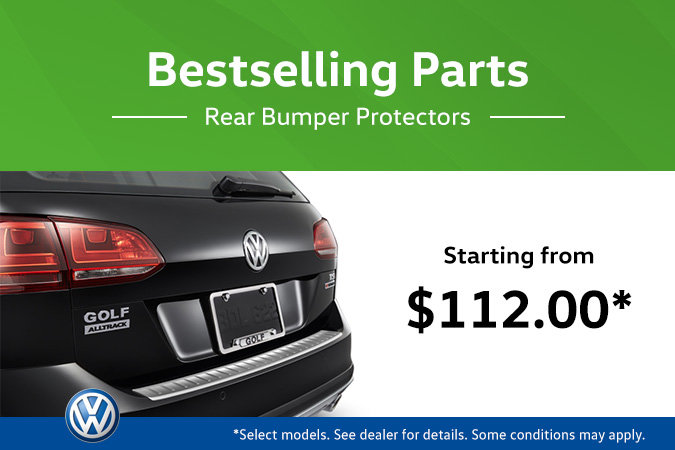 The Hottest VW Parts at MidTown! Rear Bumper Protectors
