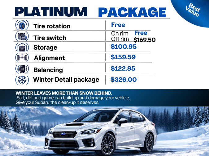 Platinum Package offer