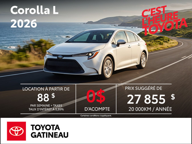 Toyota Corolla 2026