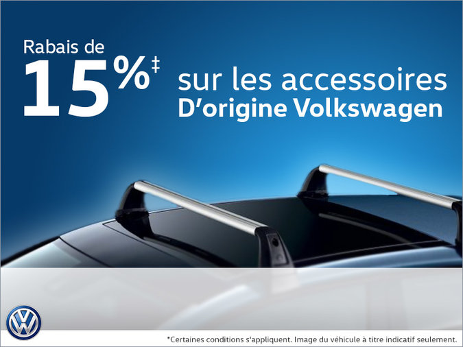 15% de rabais sur les accessoires