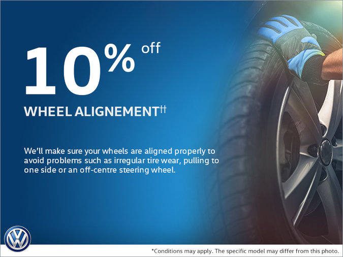 10% Off Wheel Alignment!