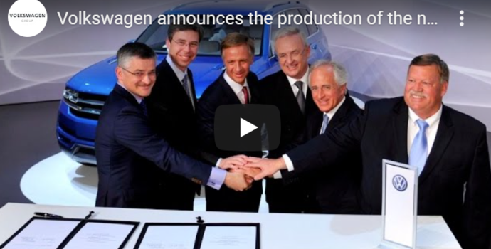 Volkswagen Announces the Production of the New Midsize SUV at the Chattanooga Plant