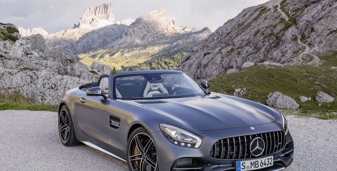 The AMG GT Coupe stands Shoulder-to-Shoulder with Racing Icons