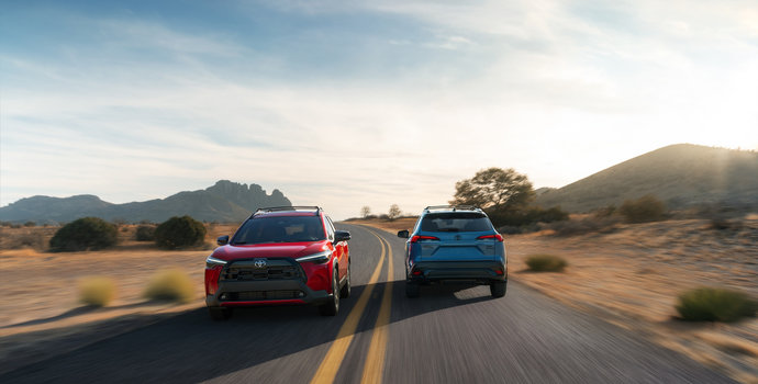 Comparing the Redesigned 2026 Toyota RAV4 with the Refreshed 2026 Toyota Corolla Cross