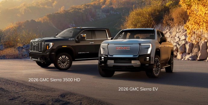 2026 GMC Sierra 3500 HD vs. 2026 GMC Sierra EV: Future of Power — Traditional HD Toughness Meets All-Electric Innovation