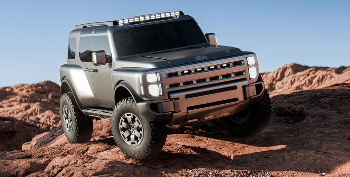 Hyundai Boulder Concept Announces Midsize Body-On-Frame Truck