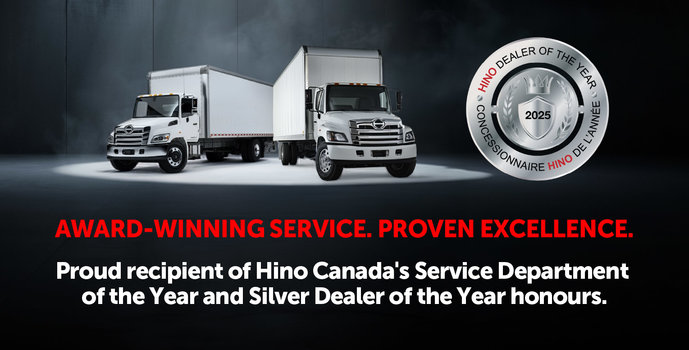 Tri Truck Centre Recognized by Hino Canada for Award-Winning Service and Dealer Excellence