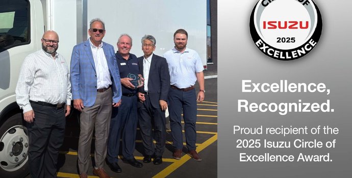 Humberview Isuzu Trucks Earns the 2025 Isuzu Winners’ Circle Award