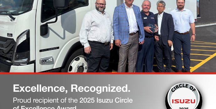 Humberview Isuzu Trucks Earns the 2025 Isuzu Winners’ Circle Award