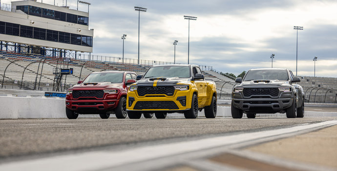 Discover the all-new, all-powerful 2027 Ram 1500 Rumble Bee Lineup