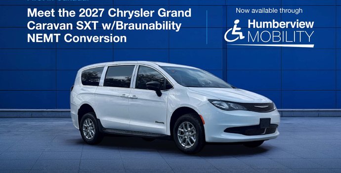 BraunAbility NEMT Vehicle Arrives in Canada Through Humberview Mobility
