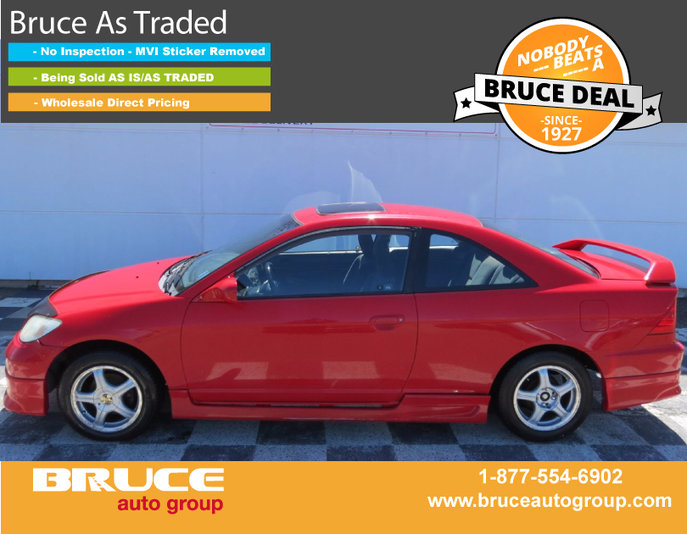 2005 Honda Civic Si G 17l 4 Cyl Vtec Automatic Fwd 2d Coupe Used