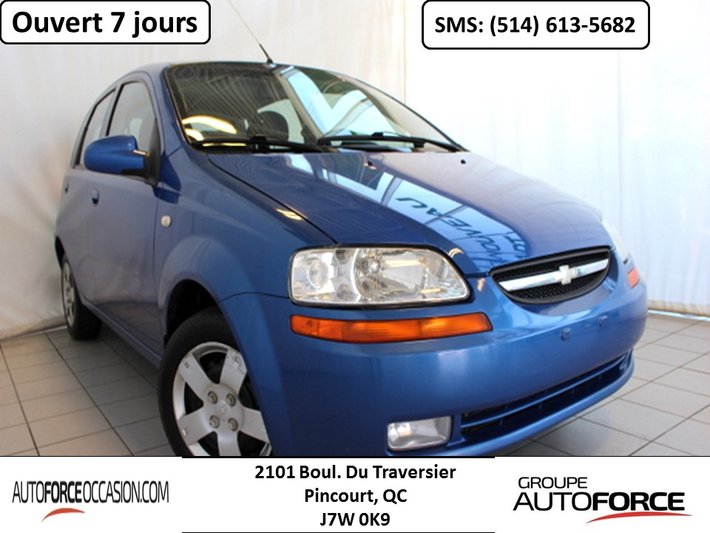 Chevrolet Ile Perrot >> 2008 Chevrolet Aveo Lt Aut Toit Mags Toute Equipe Used For Chevrolet Ile Perrot >> 2008 Chevrolet Aveo Lt Aut Toit Mags Toute Equipe Used For