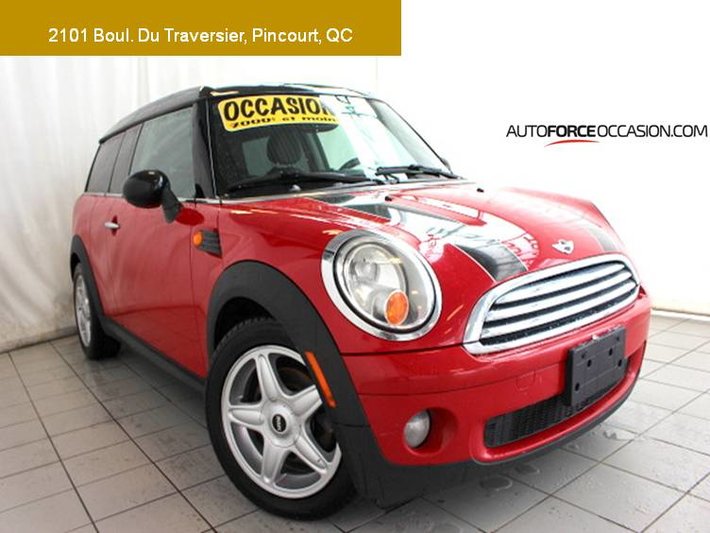 2010 Mini Cooper Clubman Toit Pano Bas Km 6 Vitt Mags Toute Equipe