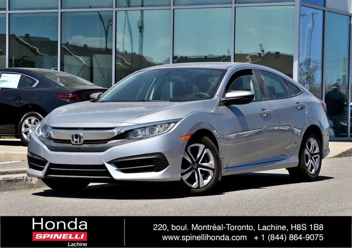 17 Honda Civic Lx Deal Pending Sedan Auto Ac Apple Carplay Back Up Camera Used For Sale In Lachine Spinelli Honda Lachine