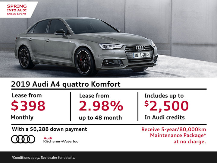 2019 Audi A4 quattro Komfort