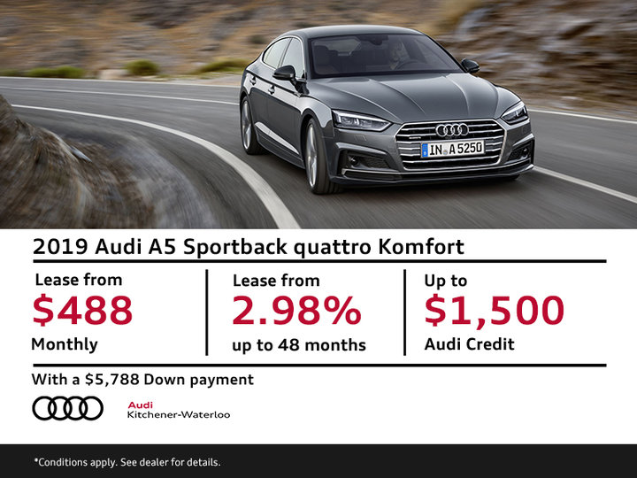 Lease the A5 Sportback