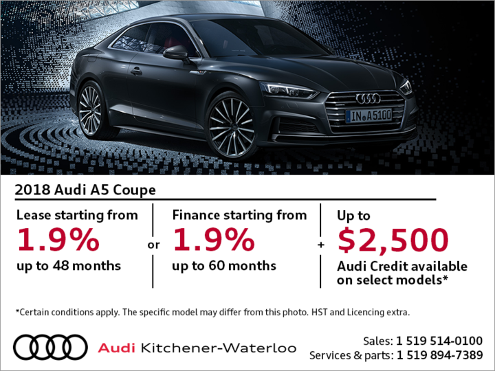 Drive the 2018 A5 Coupé today!