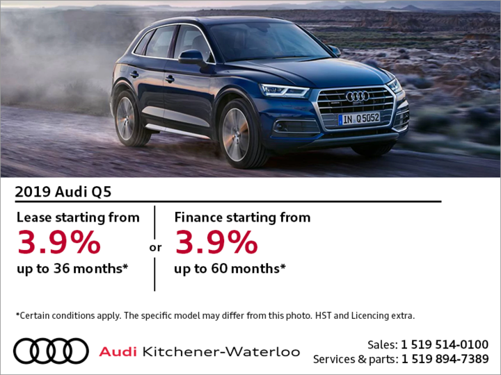 Drive the 2019 Q5 today!