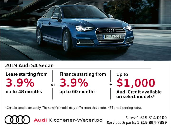 Drive the 2019 S4 Sedan today!