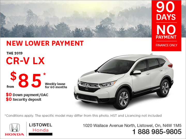 Lease the 2019 Honda CR-V!