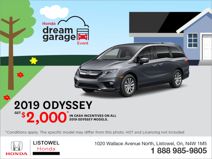 Get the 2019 Honda Odyssey!