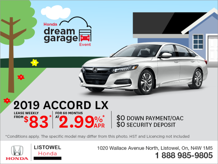 Lease the 2019 Honda Accord Sedan!