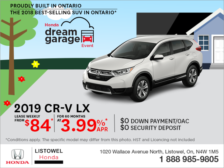 Lease the 2019 Honda CR-V!