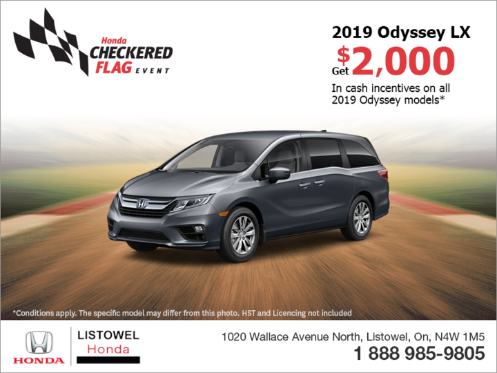 Get the 2019 Honda Odyssey!