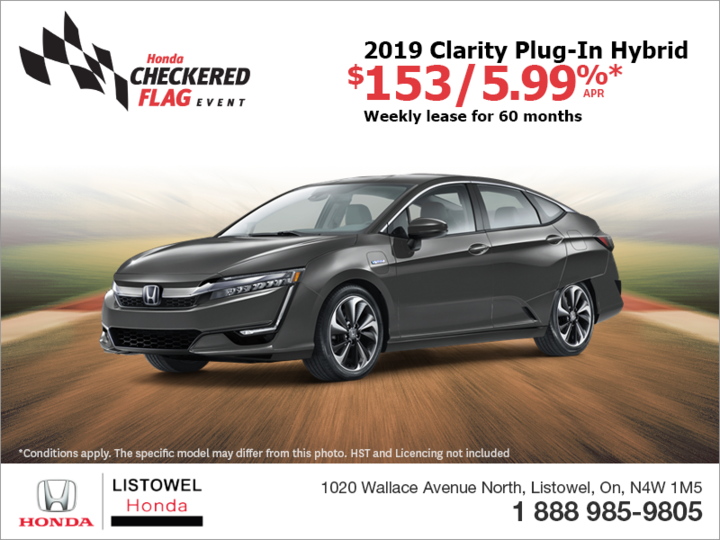 Lease the 2019 Honda Clarity!