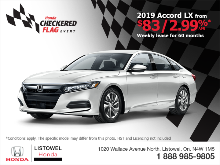 Lease the 2019 Honda Accord Sedan!